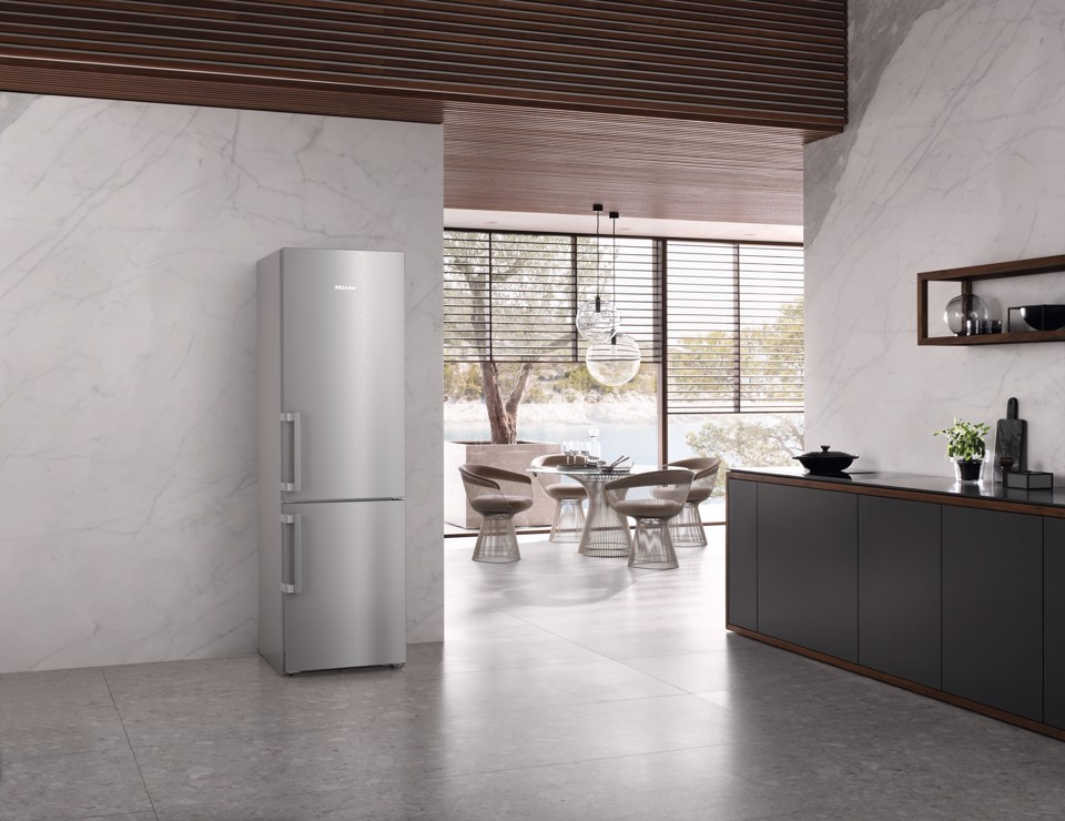 Miele KFN 4795 AD Libera installazione 371 L Argento, Acciaio inox