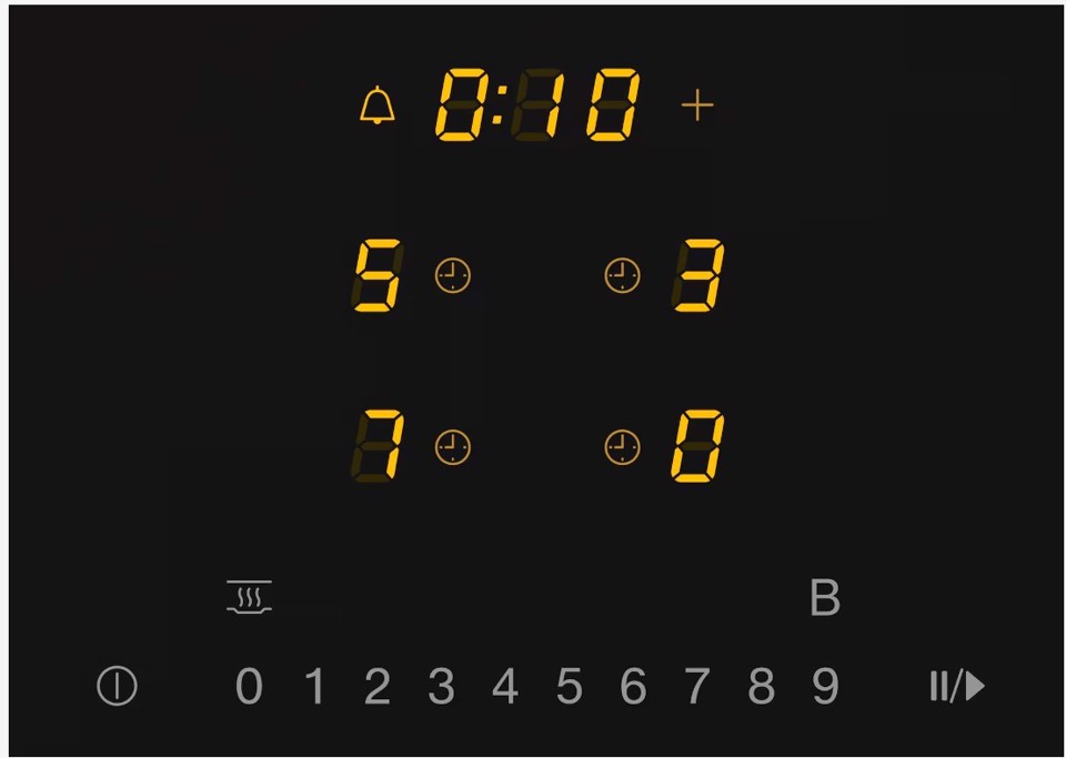 Miele KM 7221 FR piano cottura Nero Da incasso 62.6 cm Piano cottura a induzione 4 Fornello(i)