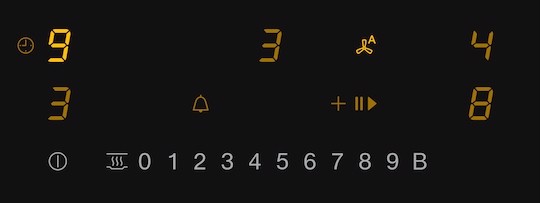 Miele KMDA 7272 FR-U Nero Da incasso 80 cm Piano cottura a induzione 4 Fornello(i)