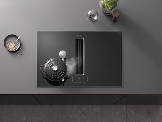 Miele KMDA 7272 FR-U Nero Da incasso 80 cm Piano cottura a induzione 4 Fornello(i)