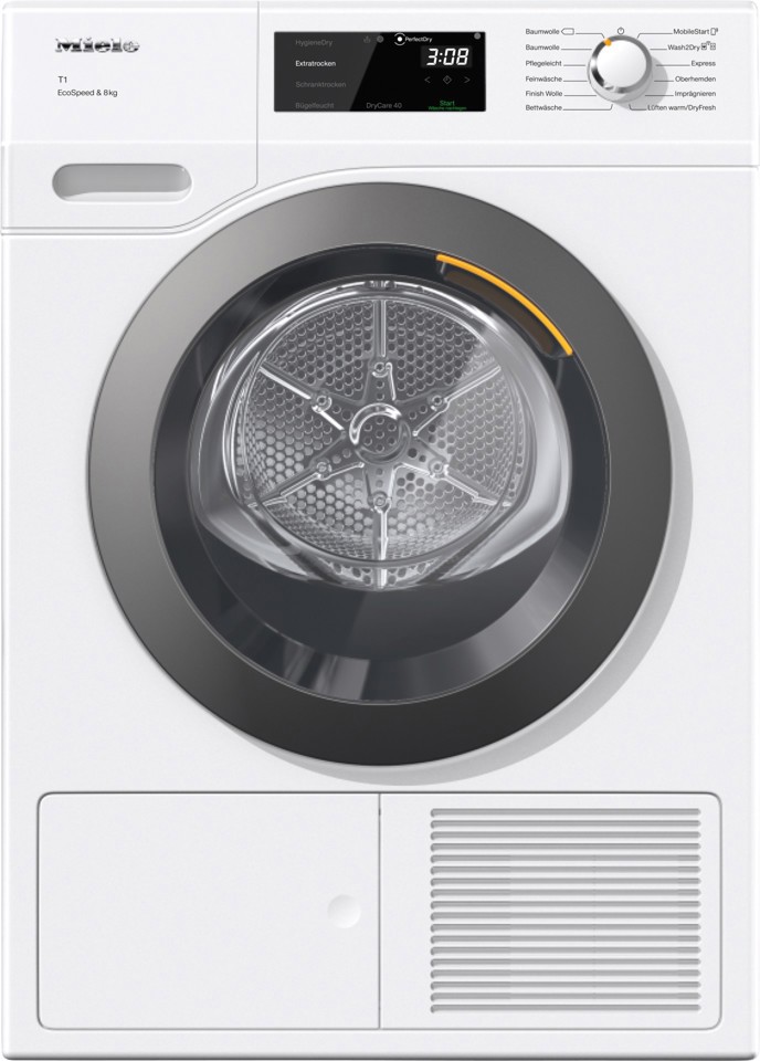 Miele TCF770WP asciugatrice Libera installazione Caricamento frontale 8 kg Bianco