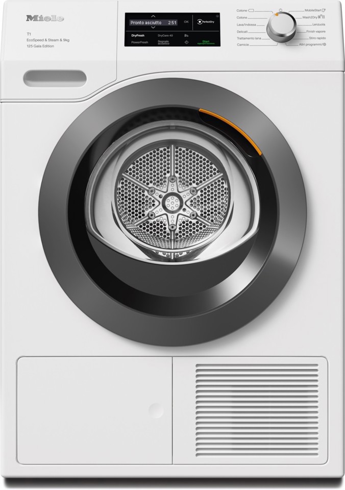 Miele TCL690 WP 125 Gala Edition asciugatrice Libera installazione Caricamento frontale 9 kg Bianco