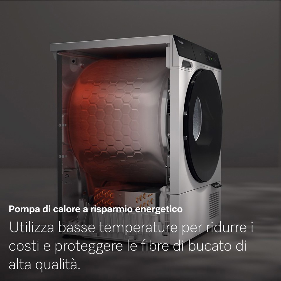Miele TQ1000WP Nova Edition asciugatrice Libera installazione Caricamento frontale 9 kg Bianco