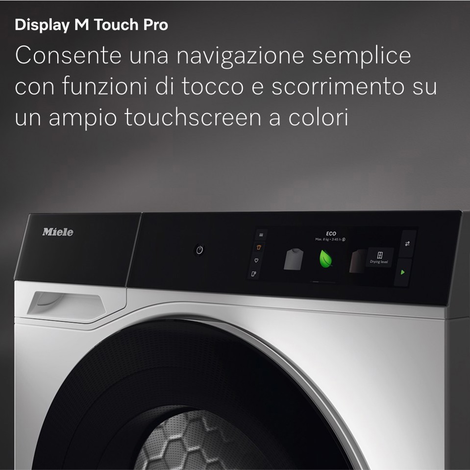 Miele TQ1000WP Nova Edition asciugatrice Libera installazione Caricamento frontale 9 kg Bianco