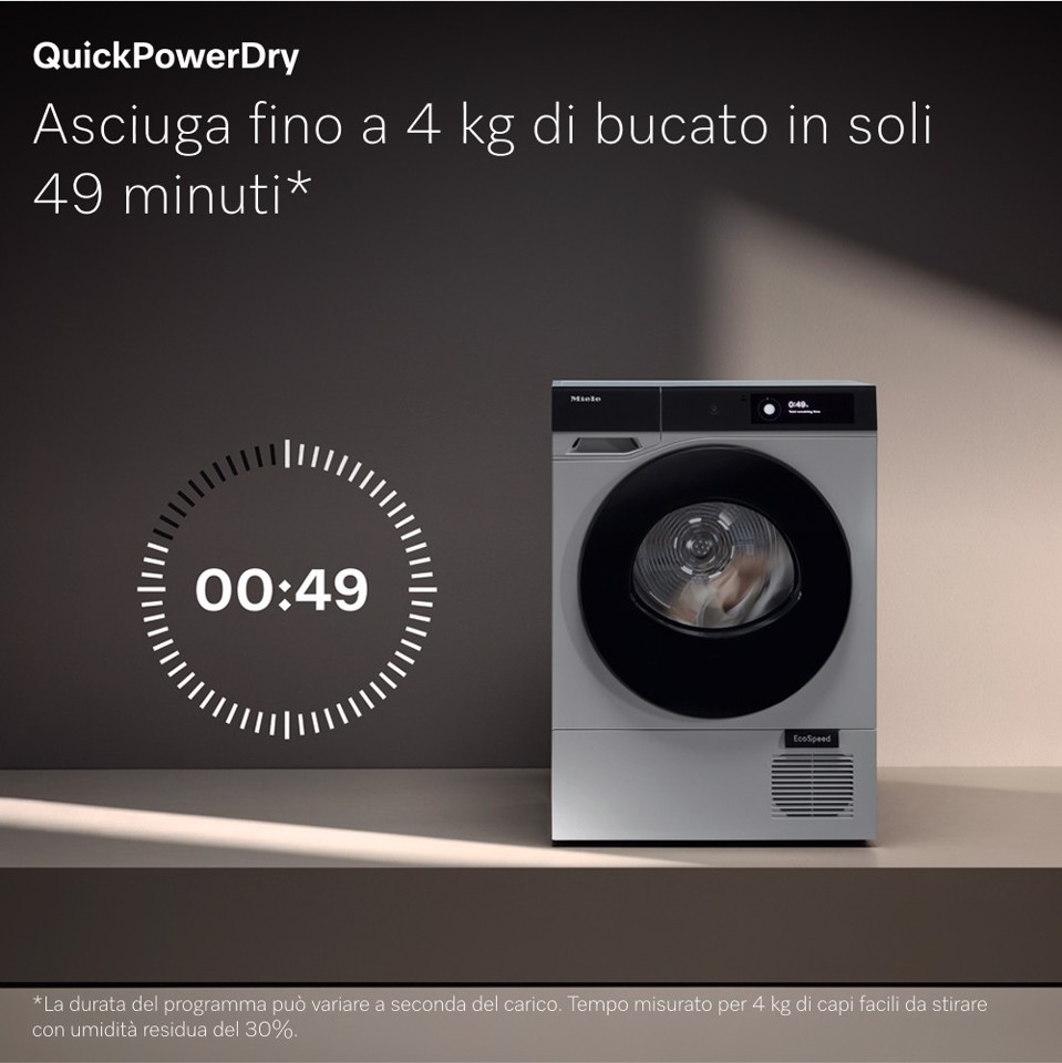 Miele TQ1000WP Nova Edition asciugatrice Libera installazione Caricamento frontale 9 kg Bianco