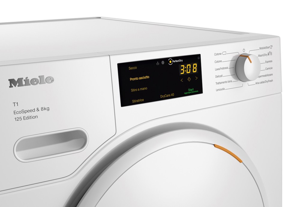 Miele TWC660 WP 125 Edition asciugatrice Libera installazione Caricamento frontale 8 kg Bianco