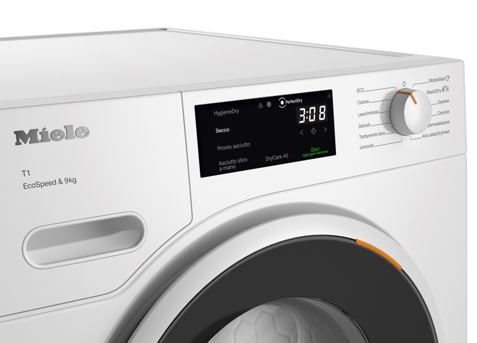 Miele TWD640WP asciugatrice Libera installazione Caricamento frontale 9 kg Bianco