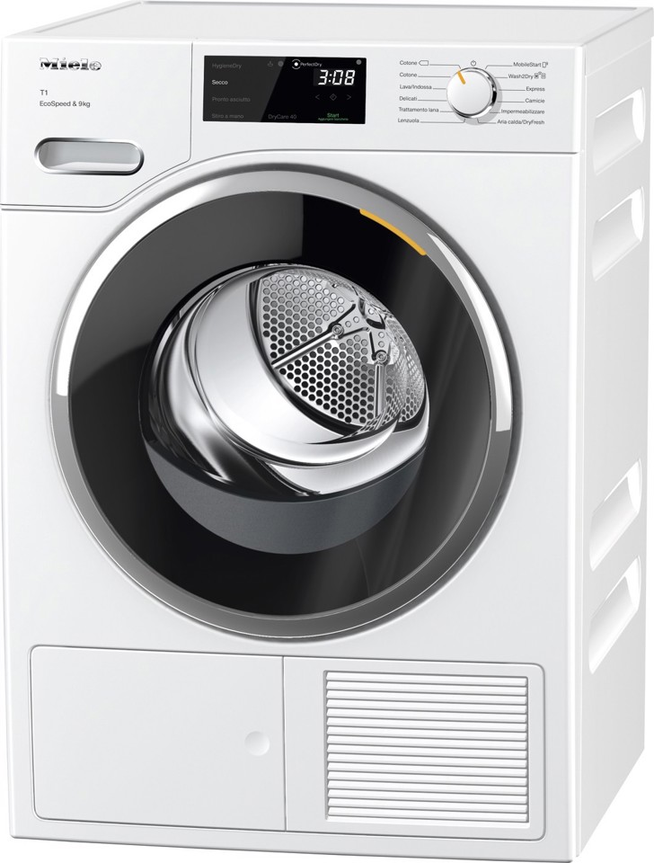 Miele TWH780WP EcoSpeed&9kg asciugatrice Libera installazione Caricamento frontale Bianco