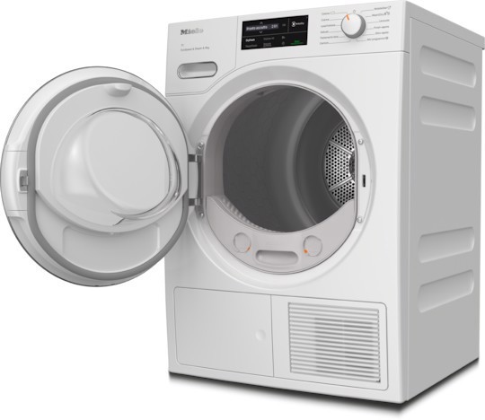 Miele TWL780WP EcoSpeed ​​& Steam & 9kg asciugatrice Libera installazione Caricamento frontale Bianco