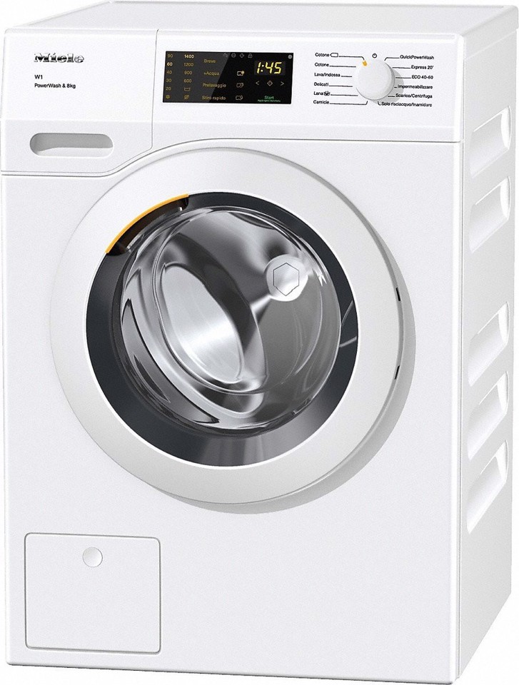 Miele WCD330 WCS PWash&8kg lavatrice Caricamento frontale 1400 Giri/min A Bianco
