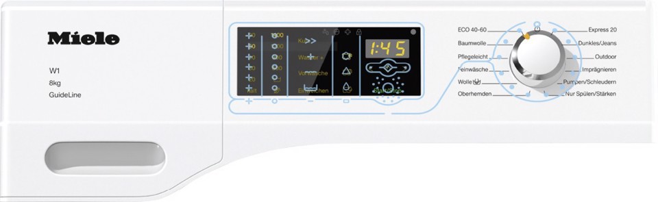 Miele WDD131 WPS GuideLine lavatrice Caricamento frontale 8 kg 1400 Giri/min Bianco