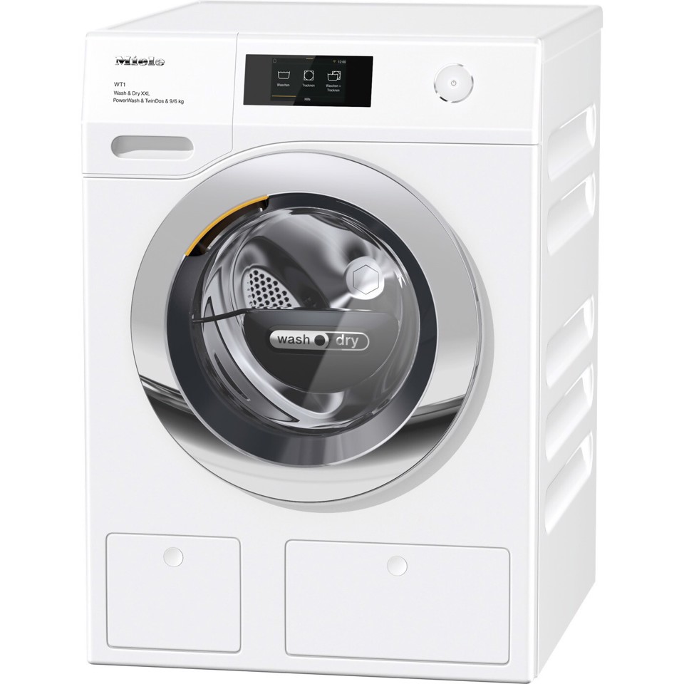 Miele WTW870 WPM lavasciuga Libera installazione Caricamento frontale Bianco D
