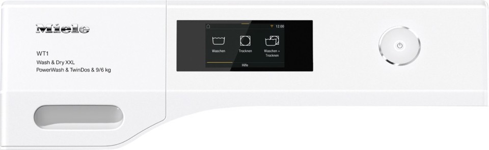 Miele WTW870 WPM lavasciuga Libera installazione Caricamento frontale Bianco D