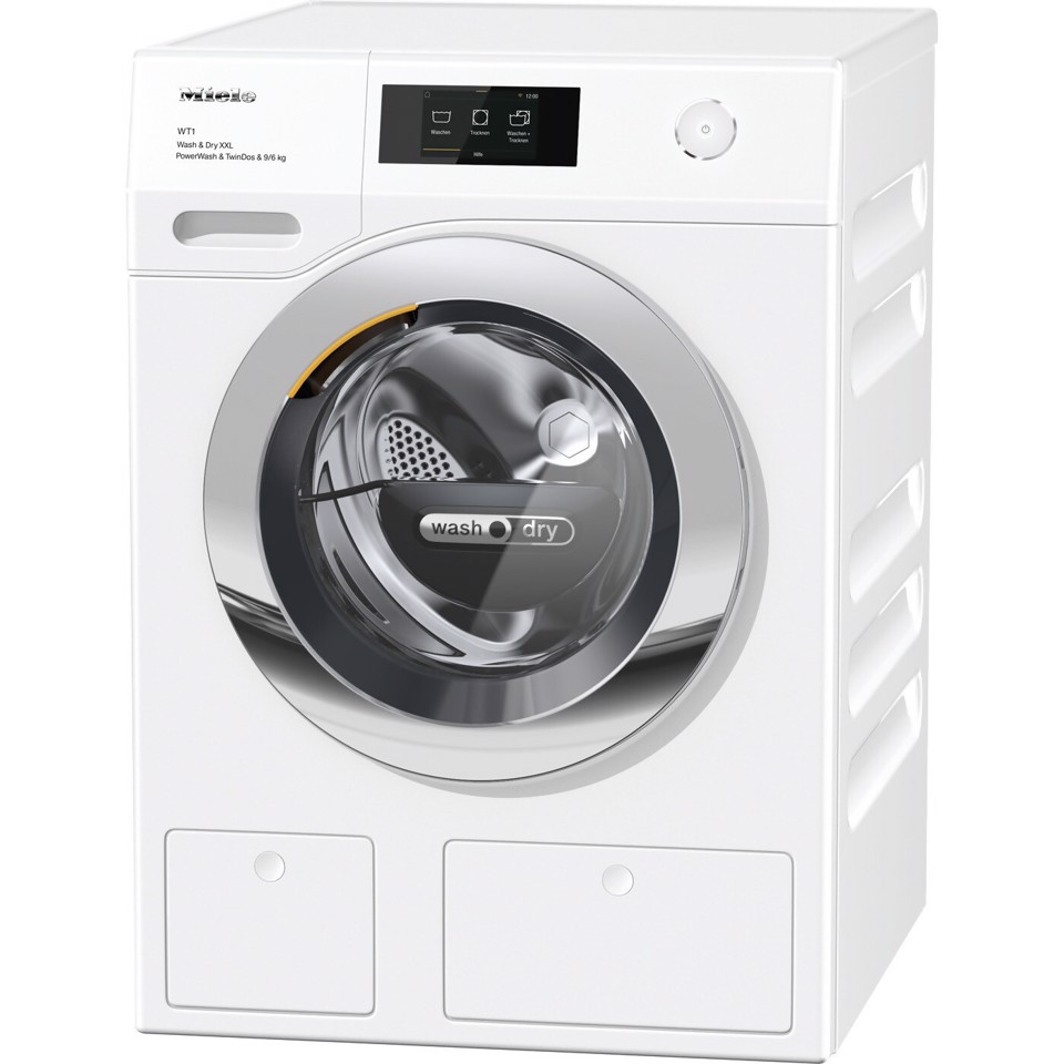 Miele WTW870 WPM lavasciuga Libera installazione Caricamento frontale Bianco