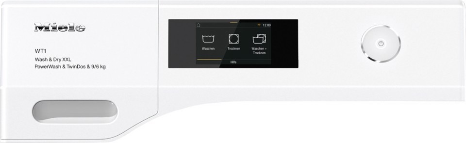 Miele WTW870 WPM lavasciuga Libera installazione Caricamento frontale Bianco