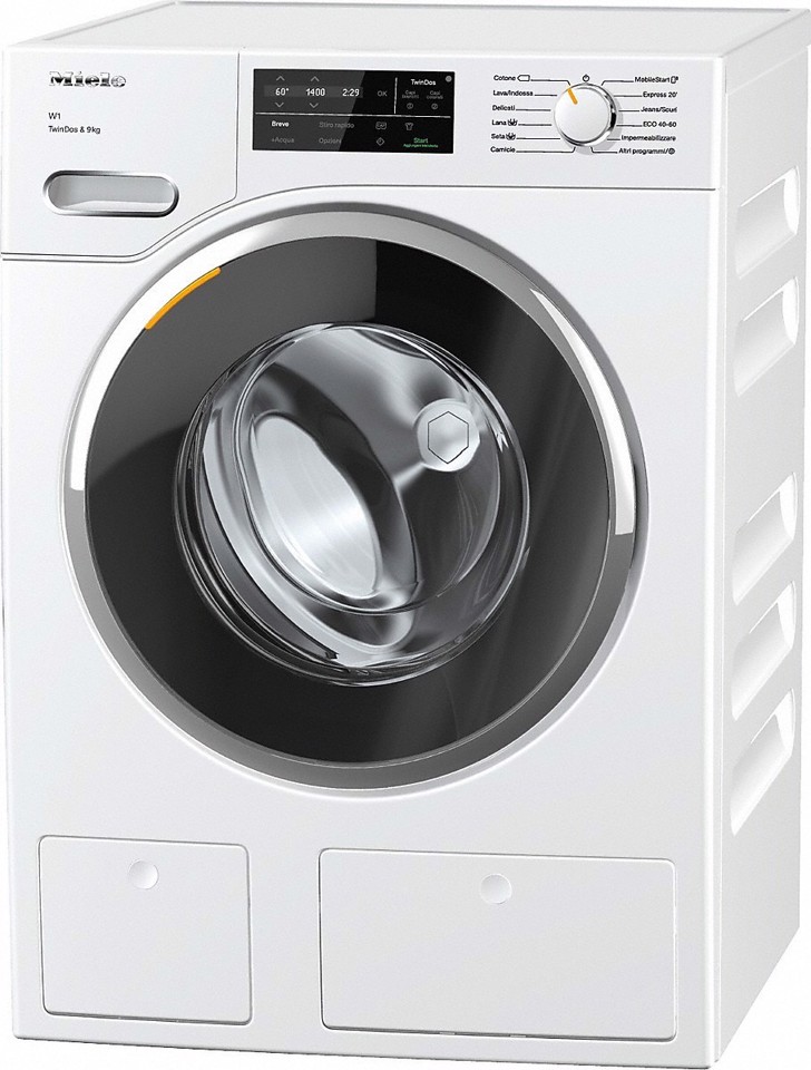 Miele WWG660 WCS TDos&9kg lavatrice Caricamento frontale 1400 Giri/min A Bianco