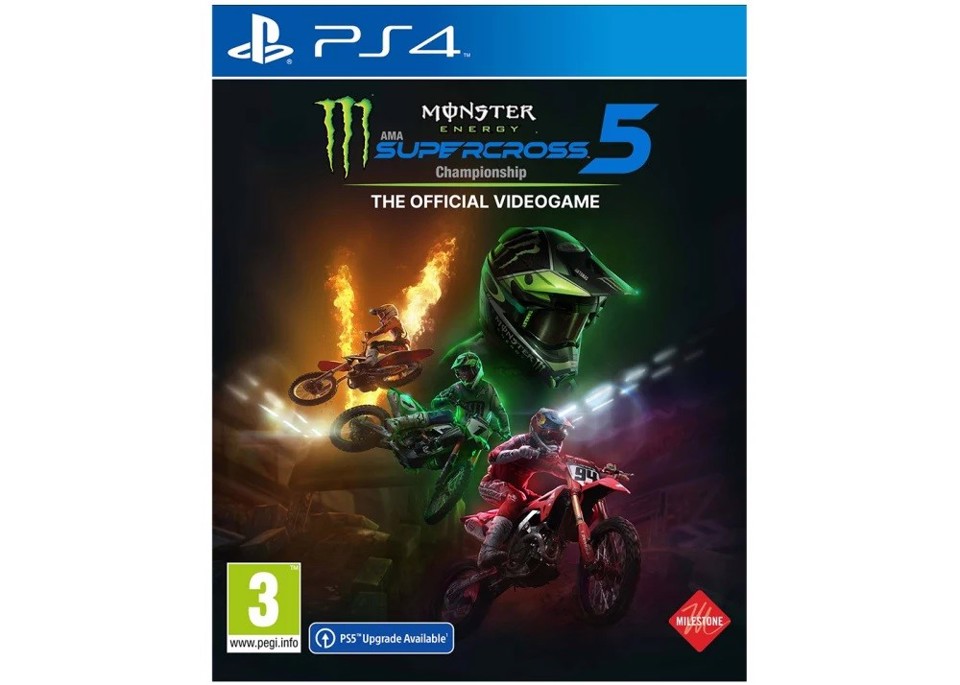 Milestone Monster Energy Supercross 5 Standard Inglese, ESP, ITA, Francese, Tedesca, POR-BRA PlayStation 4
