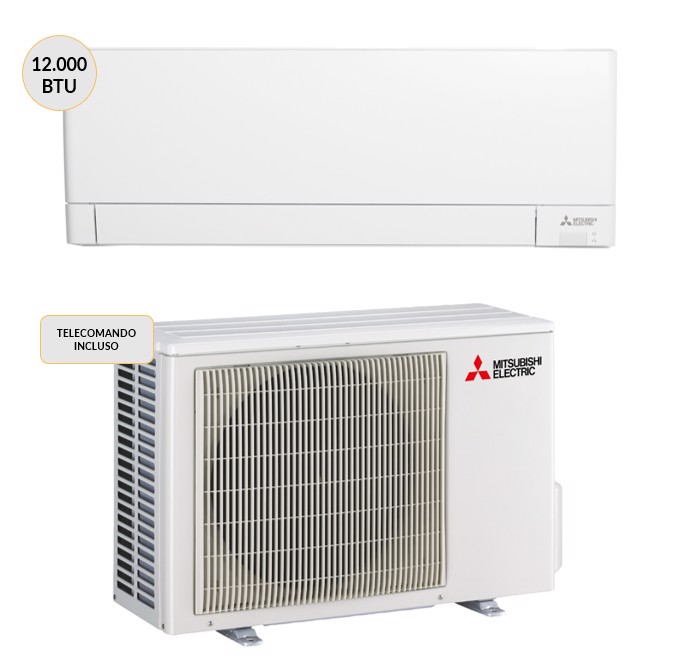 Mitsubishi Electric Condizionatore MONO split Inverter 12000 btu Wi-Fi MUZAY35VG + MSZAY35VGK Climatizzatore Fisso