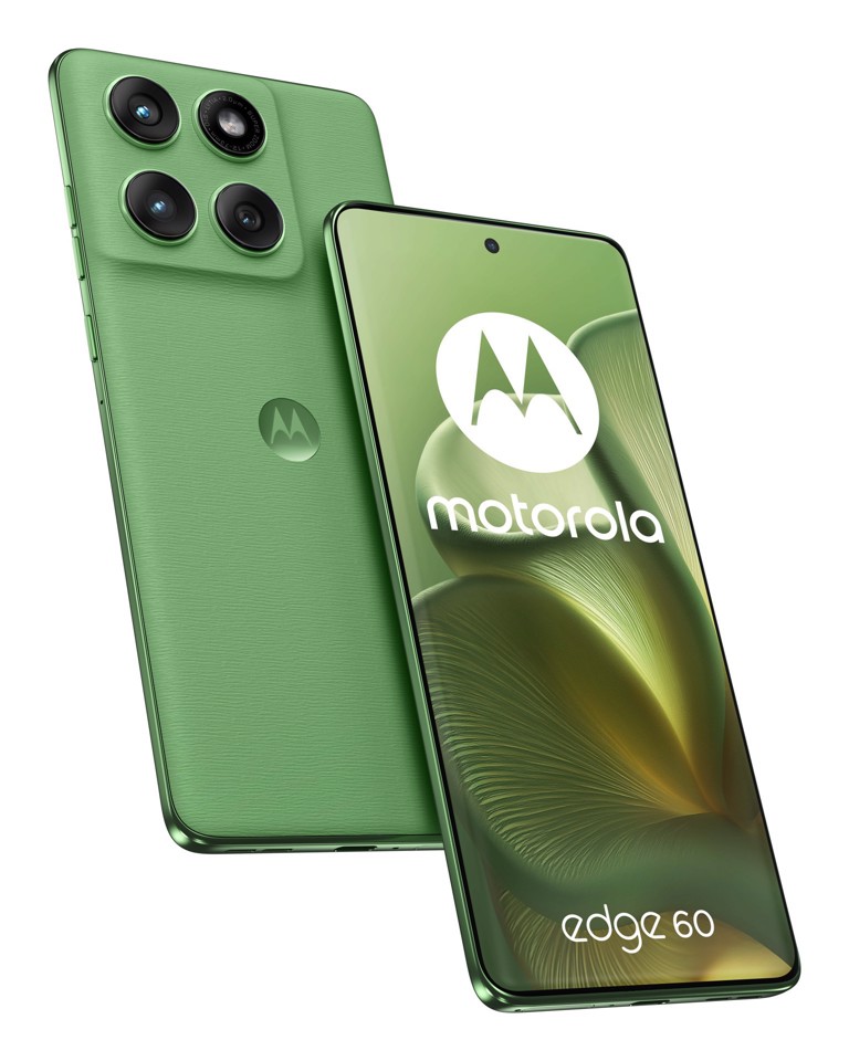 Motorola edge 60 con Moto AI (8/256GB, Fotocamera 50+50+10MP, selfie 50MP, Display 6.67" pOLED 120Hz, MediaTek Dimensity 24M, batteria 5200mAh, ricarica 68W, Android 15), PANTONE Shamrock