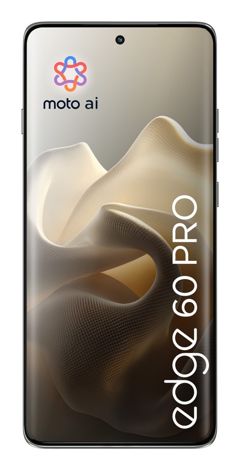 Motorola edge 60 pro con Moto AI (12/512GB, Fotocamera 50+50+10MP, selfie 50MP, Display 6.67" pOLED 120Hz, MediaTek Dimensity 8350, batteria 6000mAh, ricarica 90W, Android 15), PANTONE Shadow