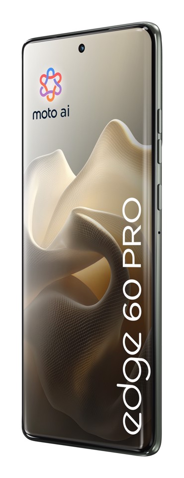 Motorola edge 60 pro con Moto AI (12/512GB, Fotocamera 50+50+10MP, selfie 50MP, Display 6.67" pOLED 120Hz, MediaTek Dimensity 8350, batteria 6000mAh, ricarica 90W, Android 15), PANTONE Shadow