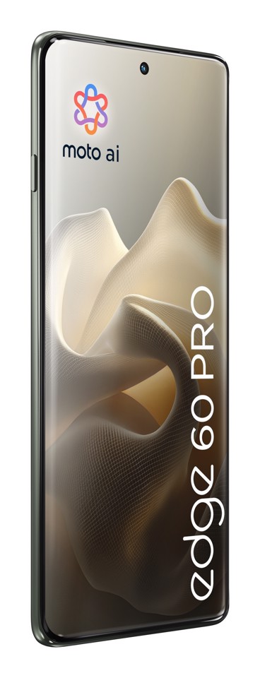 Motorola edge 60 pro con Moto AI (12/512GB, Fotocamera 50+50+10MP, selfie 50MP, Display 6.67" pOLED 120Hz, MediaTek Dimensity 8350, batteria 6000mAh, ricarica 90W, Android 15), PANTONE Shadow
