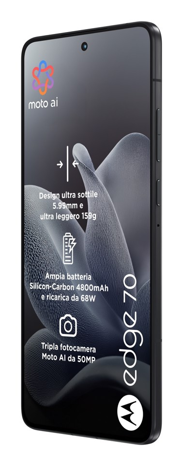Motorola edge 70 17 cm (6.7") Doppia SIM Android 16.0 5G USB tipo-C 8 GB 256 GB 4800 mAh Grigio