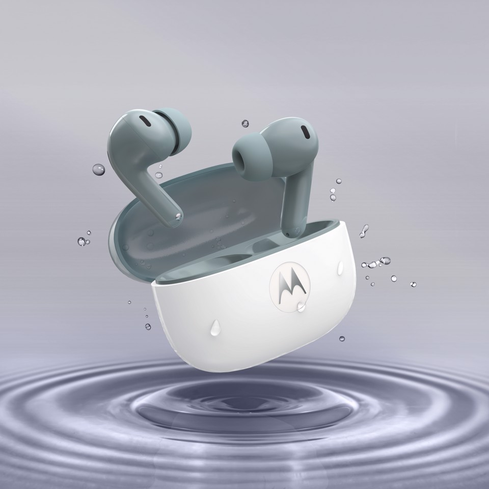 Motorola Moto Buds 2 Auricolare Wireless In-ear Musica e Chiamate Bluetooth Grigio