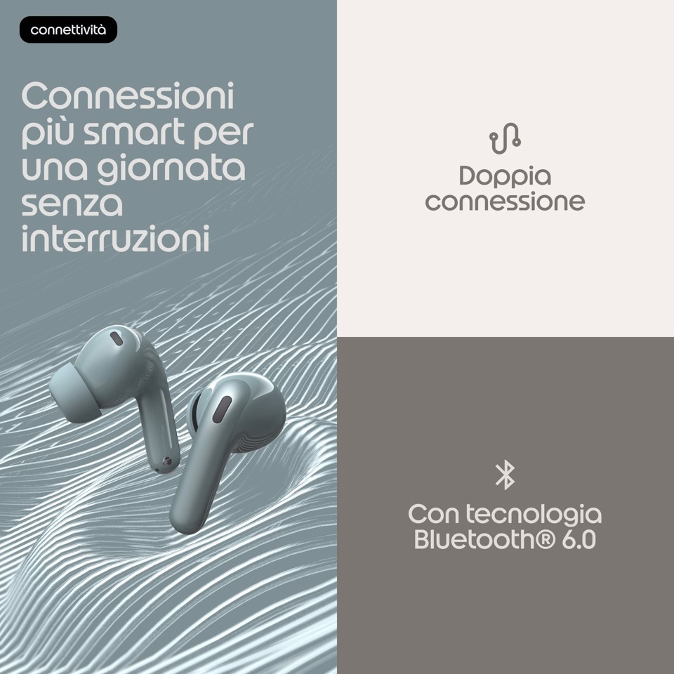 Motorola Moto Buds 2 Auricolare Wireless In-ear Musica e Chiamate Bluetooth Grigio
