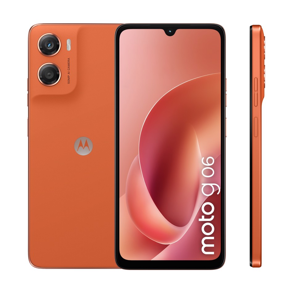 Motorola moto g06 17,5 cm (6.88") Doppia SIM Android 15 4G USB tipo-C 4 GB 128 GB 5200 mAh Arancione