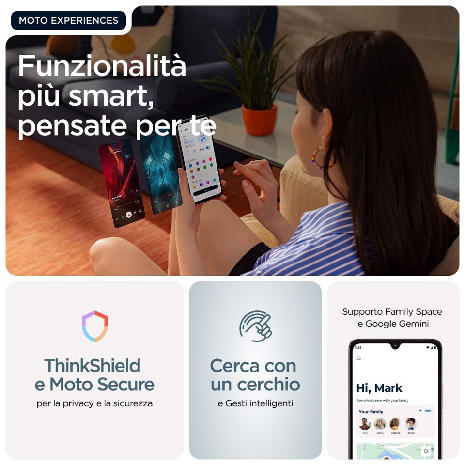 Motorola moto g06 17,5 cm (6.88") Doppia SIM Android 15 4G USB tipo-C 4 GB 128 GB 5200 mAh Blu