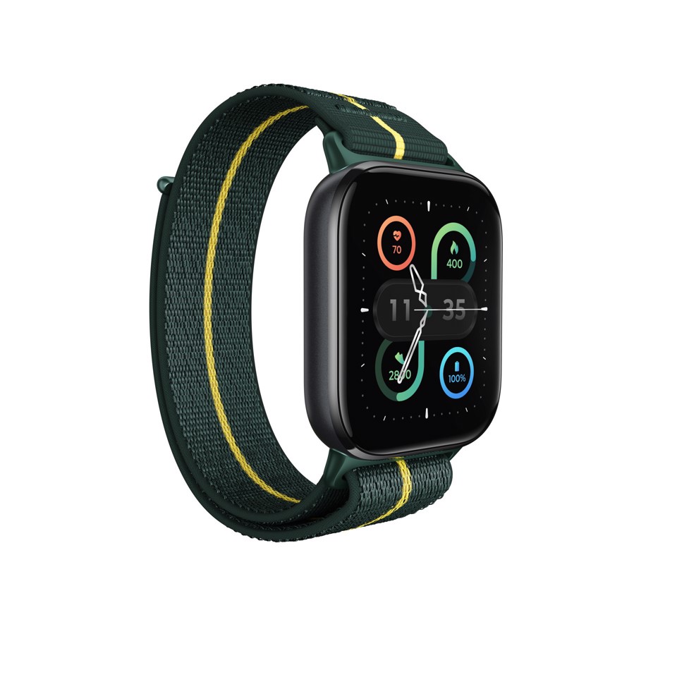 Motorola moto watch fit 4,83 cm (1.9") OLED 44.5 mm Digitale Touch screen Verde, Grigio GPS (satellitare)