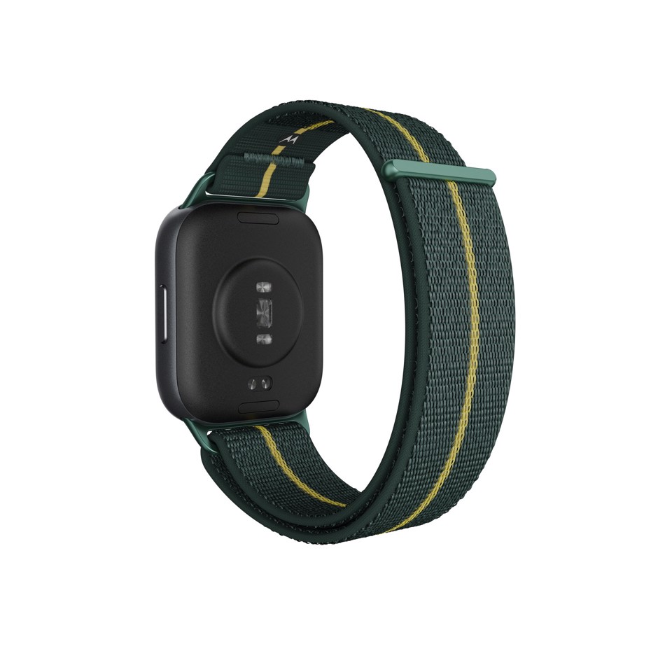 Motorola moto watch fit 4,83 cm (1.9") OLED 44.5 mm Digitale Touch screen Verde, Grigio GPS (satellitare)