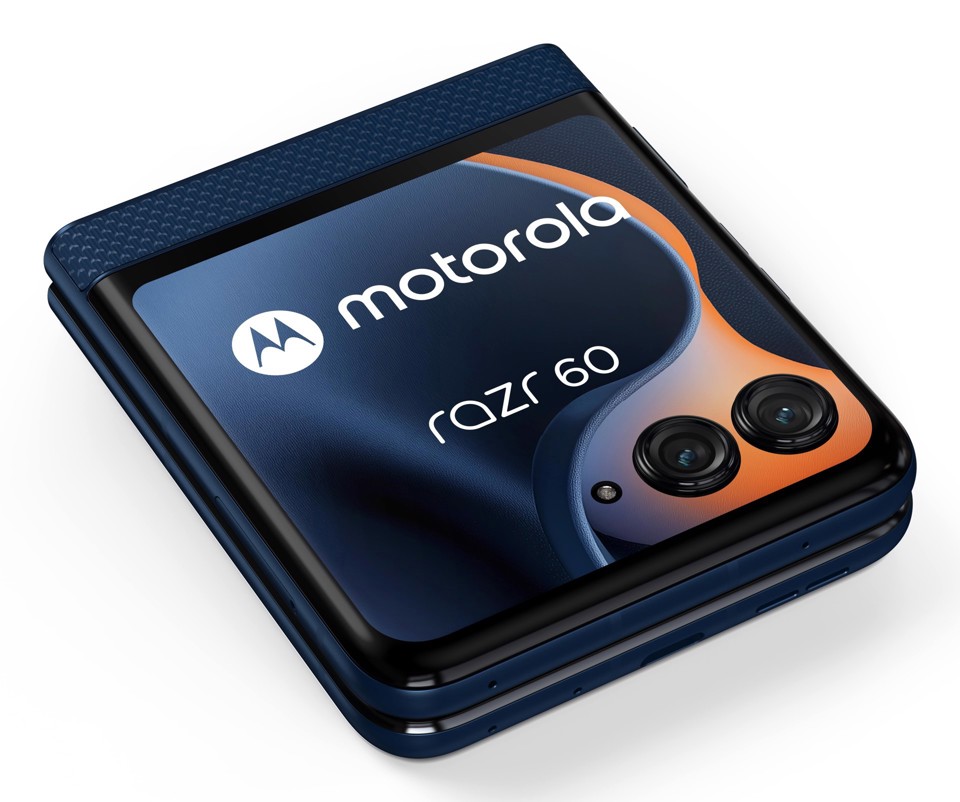 Motorola razr 60 con Moto AI (8/256 GB, 50MP OIS + 13MP, selfie 32MP, display esterno 3.63", interno 6.9" pOLED 120Hz, MediaTek Dimensity 25M, 4500mAh, 5G, Dual SIM, Android 15) PANTONE Gibraltar Sea