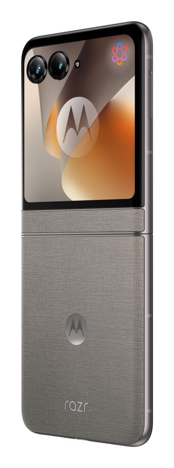 Motorola razr 70 (8/256GB, Doppia camera 50MP, Display interno FHD+ 6.9" 120Hz e esterno 3.62", MediaTek Dimensity 7450X, 4800mAh, TurboPower 30W, Android 16), PANTONE Hematite
