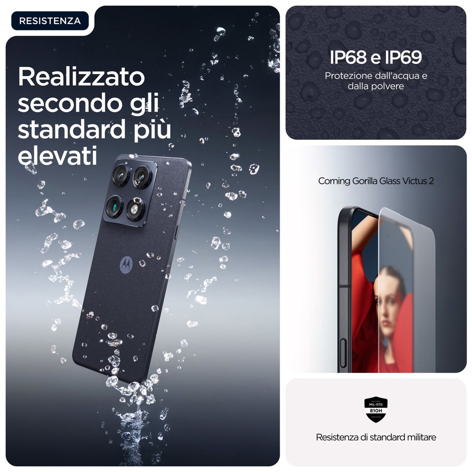 Motorola signature 17,2 cm (6.78") Doppia SIM Android 16.0 5G USB tipo-C 16 GB 512 GB 5200 mAh Blu scuro