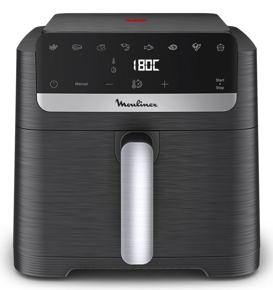 Moulinex Easy Fry Mega Compact , Friggitrice ad Aria XL Capacità 7.5L, design compatto, EZ8618