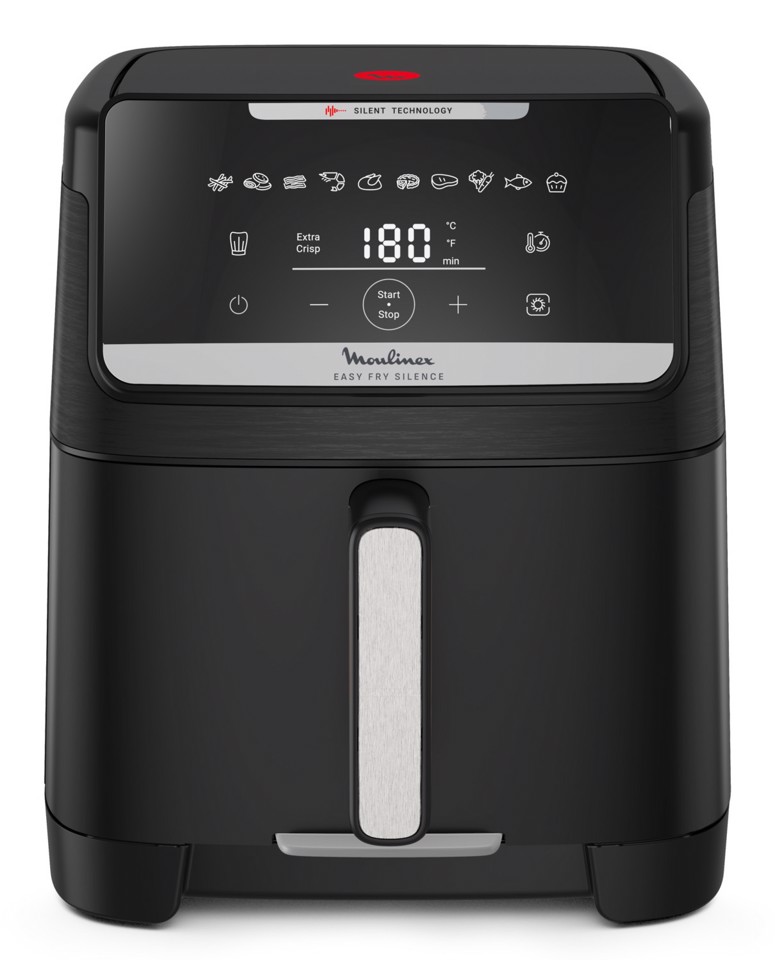 Moulinex Easy Fry Silence 7L, Friggitrice ad aria, Silenziosa, Frontale Rimovibile