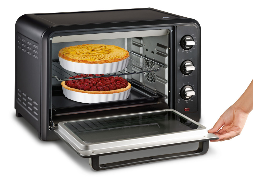 Moulinex OX4648 Optimo Forno Elettrico con Capacità di 33 L, Potenza 1600 W 28x31x36cm