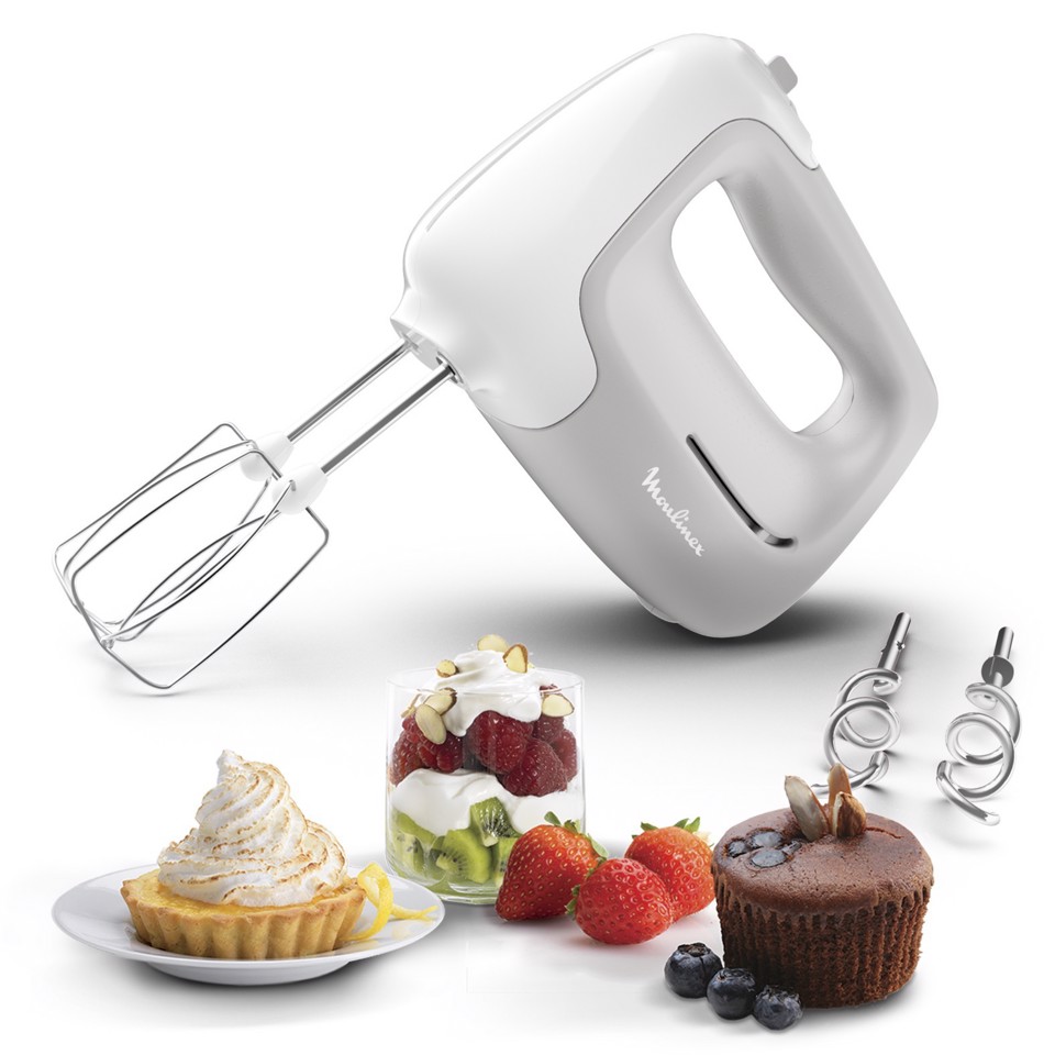 Moulinex PowerMix Prep Mix, Sbattitore elettrico, 475W di potenza, 5 velocità regolabili