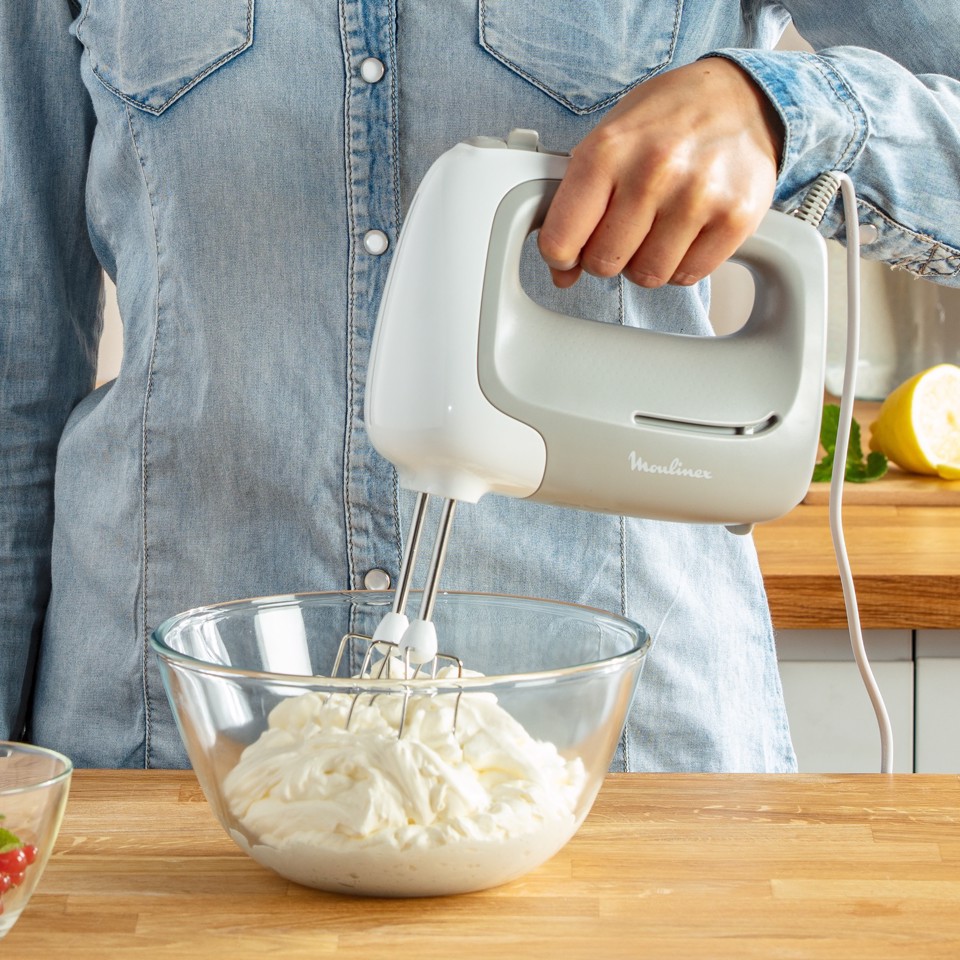 Moulinex PowerMix Prep Mix, Sbattitore elettrico, 475W di potenza, 5 velocità regolabili