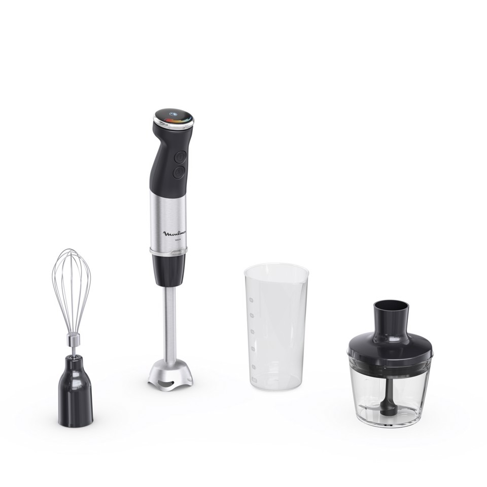 Moulinex Quickchef+, Frullatore a immersione, Tecnologia con lame Powelix per una miscelazione rapida