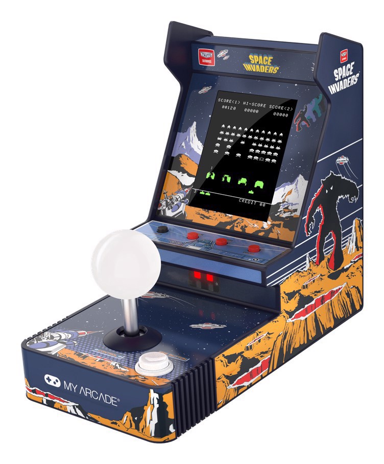 My Arcade DGUNL-7007 console da gioco portatile 8,89 cm (3.5") Nero, Blu, Ocra, Rosso