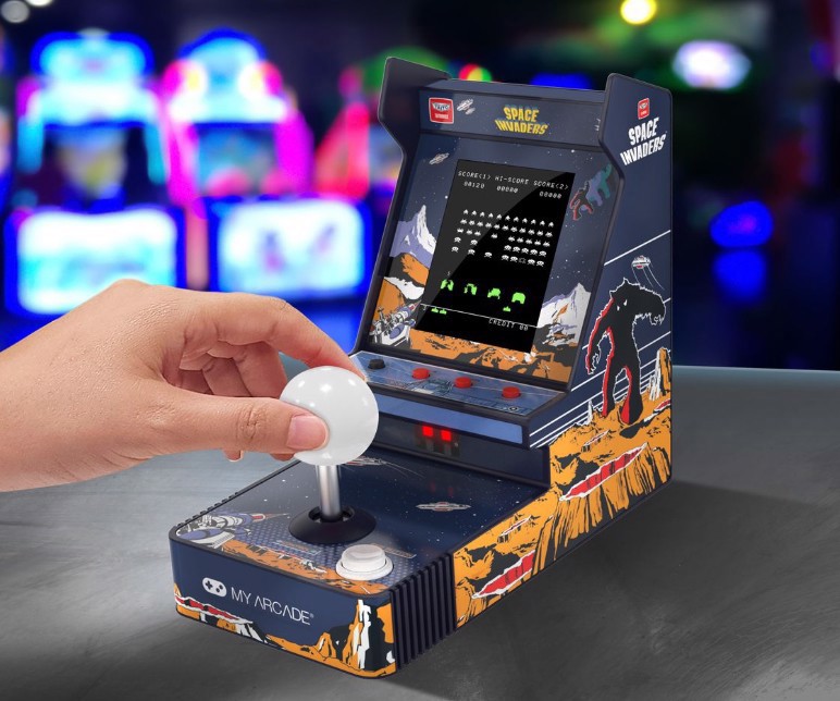 My Arcade DGUNL-7007 console da gioco portatile 8,89 cm (3.5") Nero, Blu, Ocra, Rosso