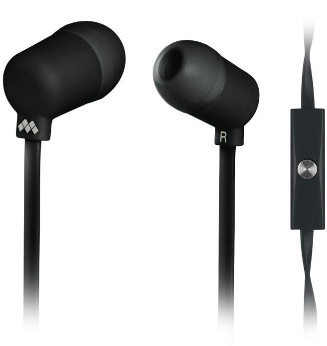 MySound Auricolare in ear con mic. Speak fluo, nero