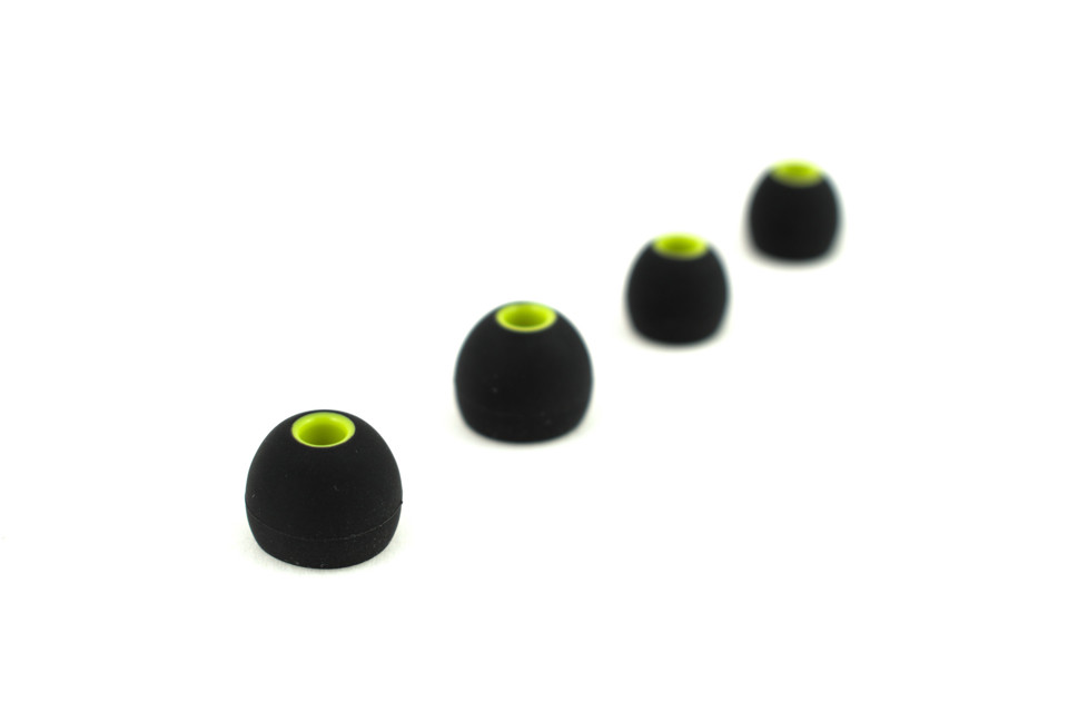 MySound Auricolare sport micr. In-ear, nero/giallo
