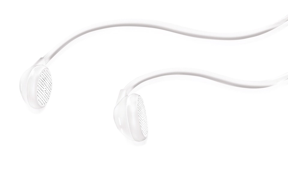 MySound Speak Flat Auricolare Cablato In-ear Musica e Chiamate Bianco