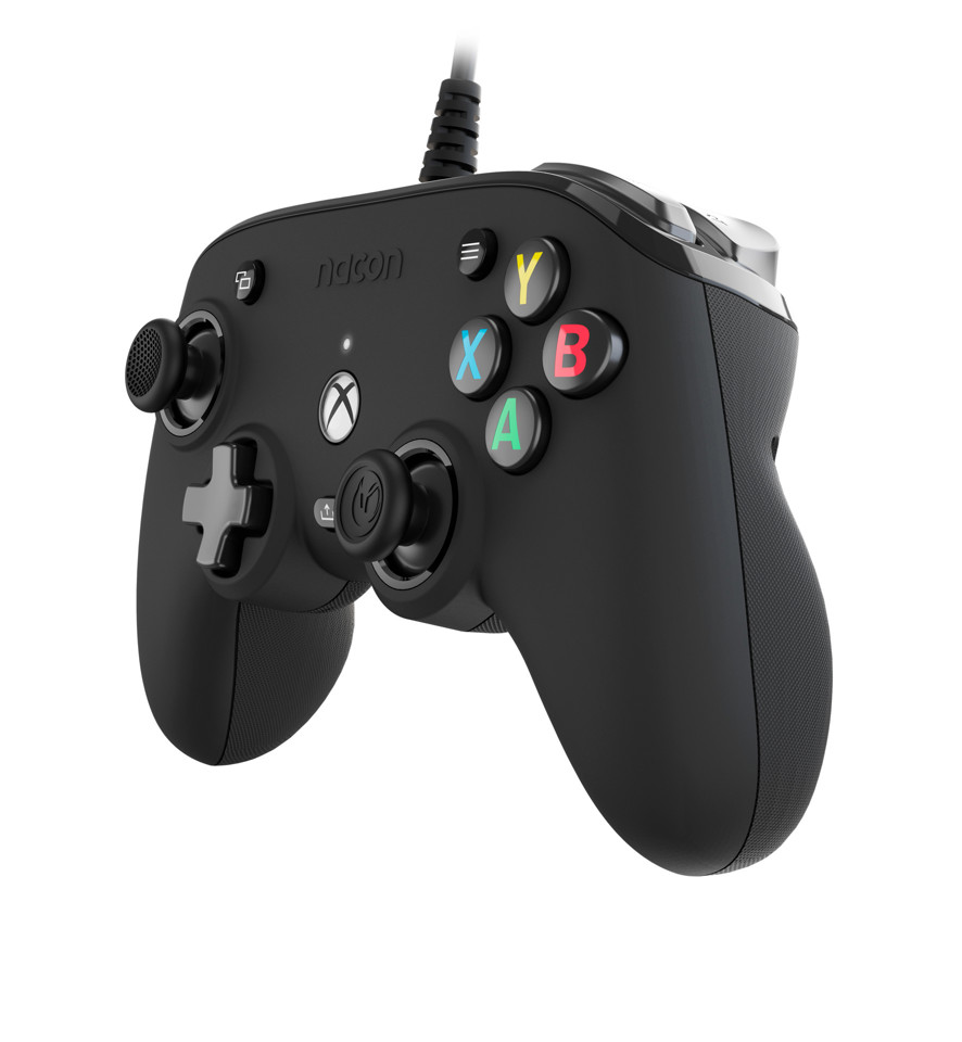 NACON Pro Compact Controller Nero USB Gamepad Xbox One, Xbox Series S, Xbox Series X