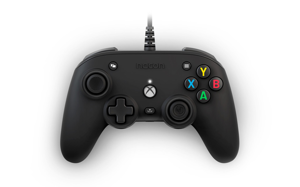 NACON Pro Compact Controller Nero USB Gamepad Xbox One, Xbox Series S, Xbox Series X