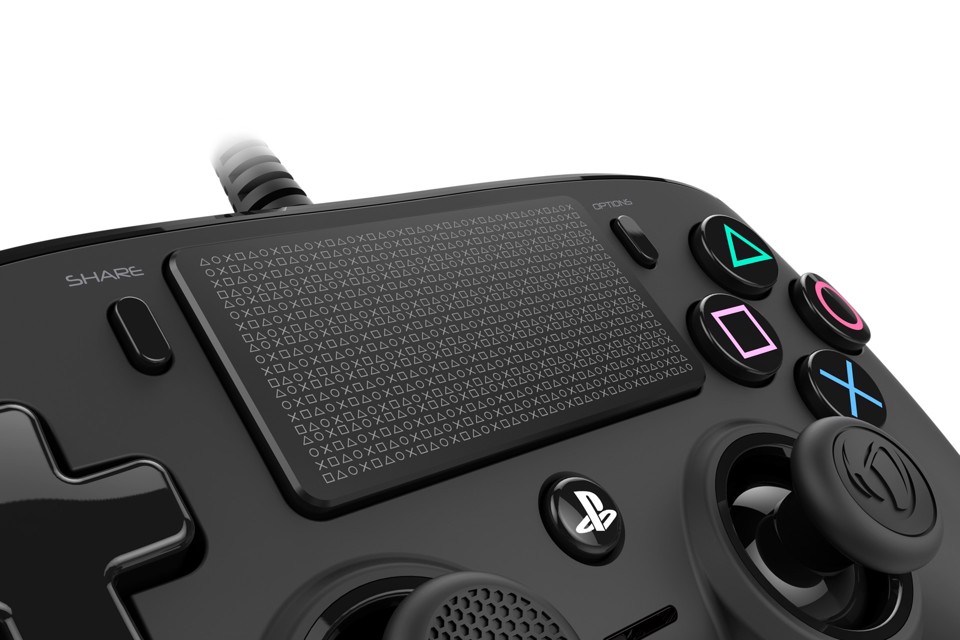 NACON PS4OFCPADBLACK periferica di gioco Nero Gamepad Analogico/Digitale PlayStation 4